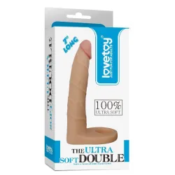LoveToy Double gode Cockring - 15.5 x 2.9 cm Flesh